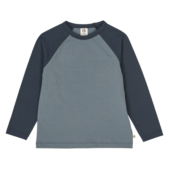 müsli COZY ME raglan top L_S Tee Stormy blue 018421402