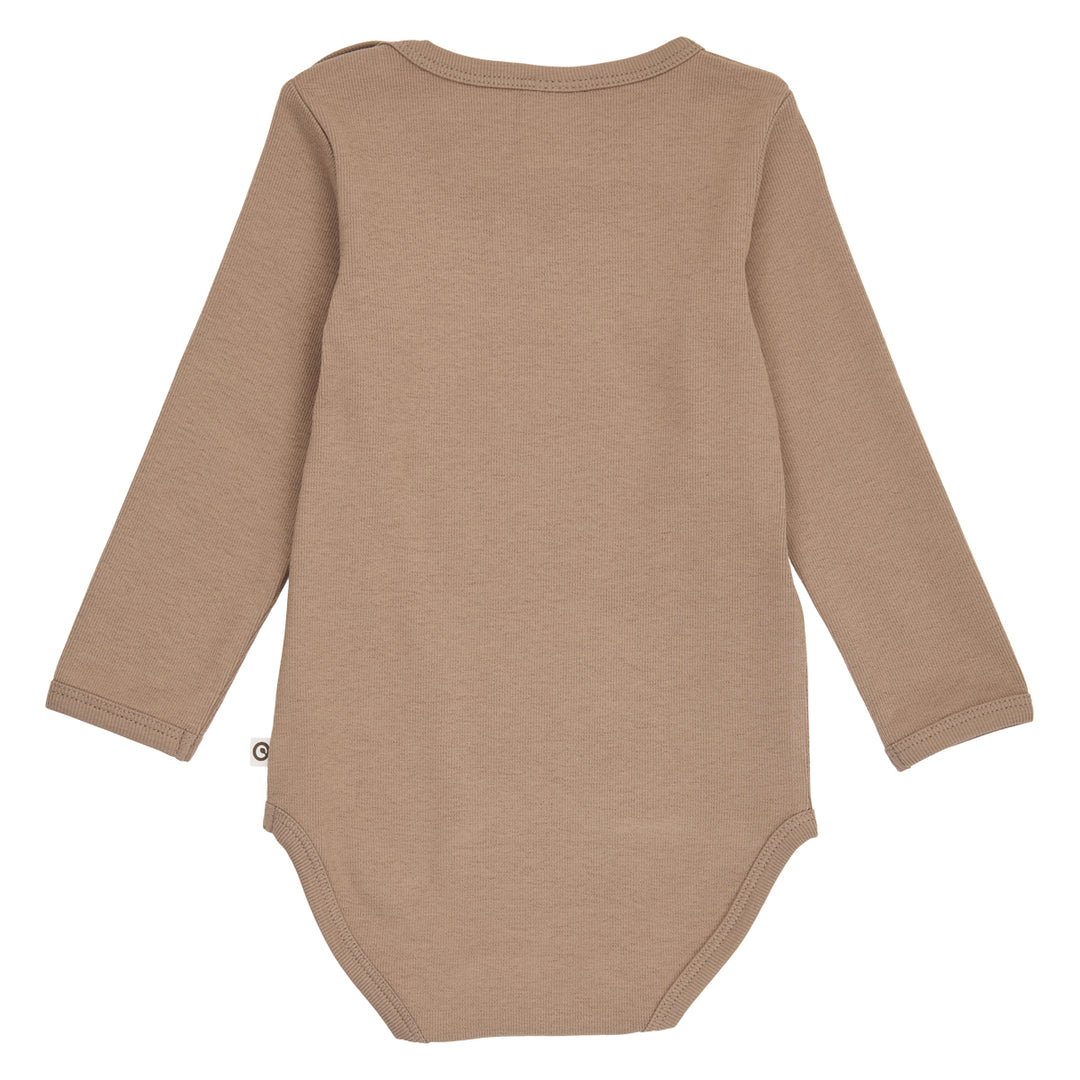 müsli COZY ME rib body Bodystockings Walnut 017080802