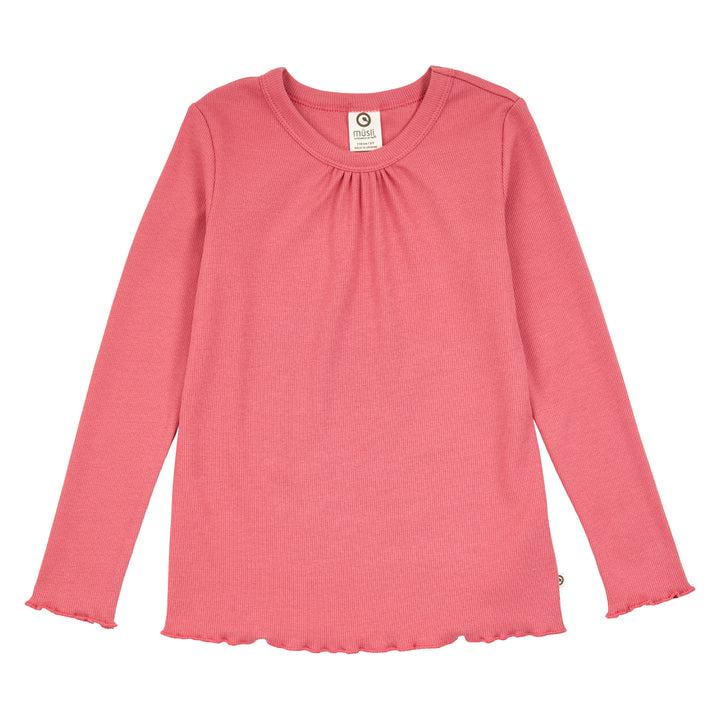 müsli COZY ME rib deco top L_S Tee Baroque Rose 018163400