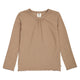 müsli COZY ME rib deco top L_S Tee Walnut 017080802