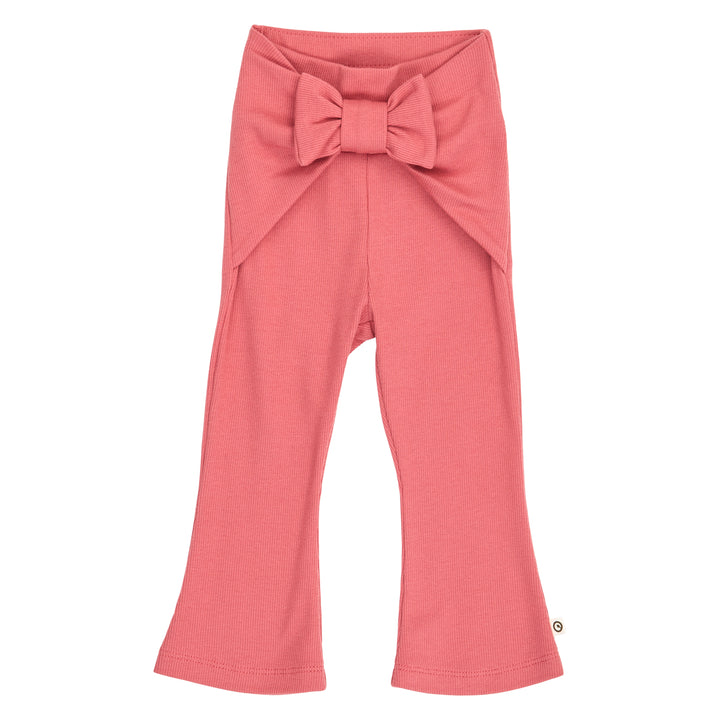 müsli COZY ME rib pants with bow Pants Baroque Rose 018163400