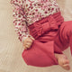 müsli COZY ME rib pants with bow Pants Baroque Rose 018163400