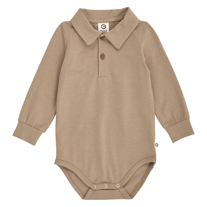 müsli COZY ME shirt body Bodystockings Walnut 017080802