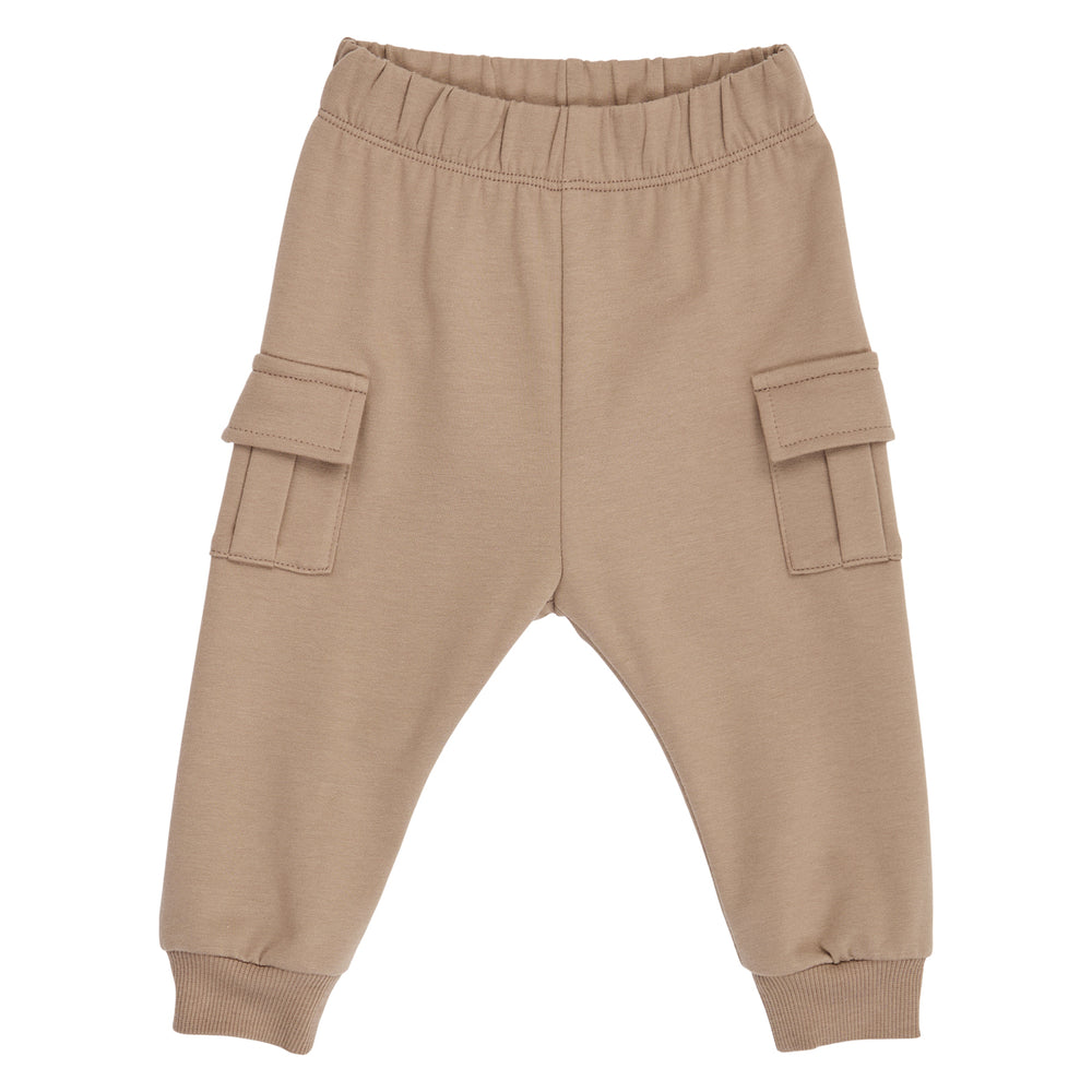 müsli COZY ME sweat cargo pants Pants Walnut 017080802