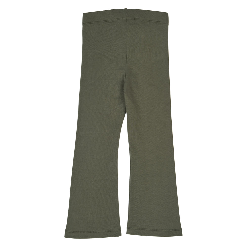 müsli COZY ME sweat flared pants Pants Deep green 019040401
