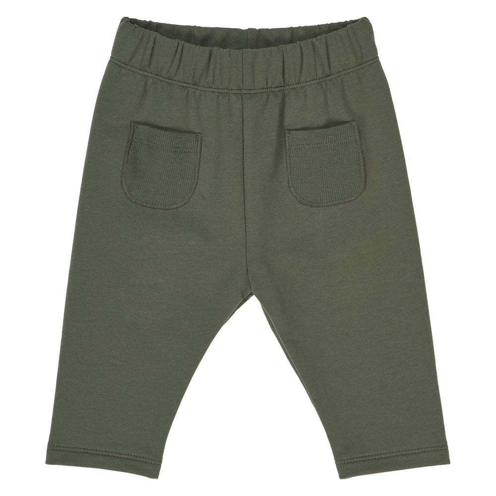 müsli COZY ME sweat pocket pants Pants Deep green 019040401