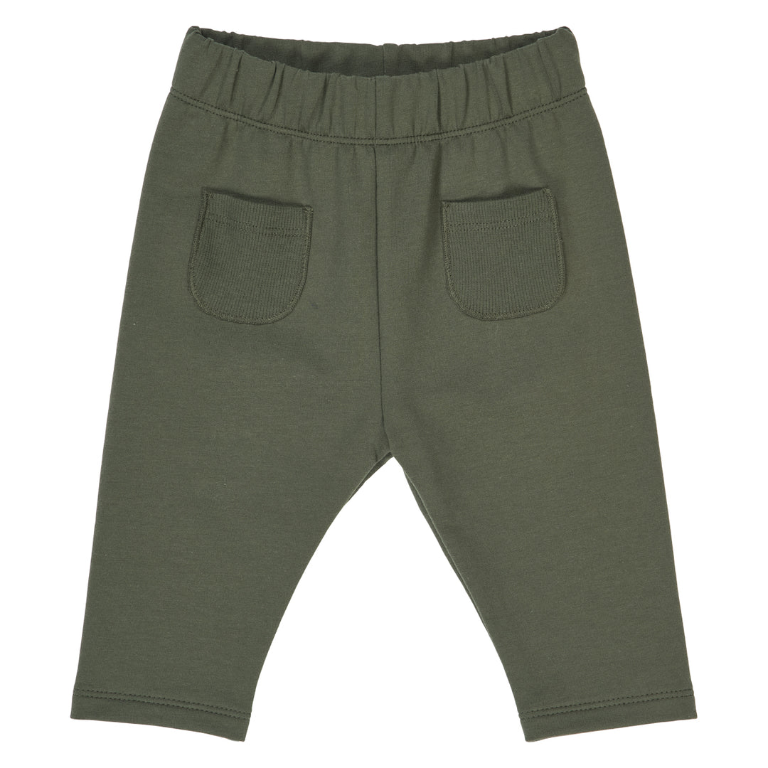 müsli COZY ME sweat pocket pants Pants Deep green 019040401
