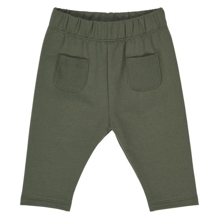 müsli COZY ME sweat pocket pants Pants Deep green 019040401