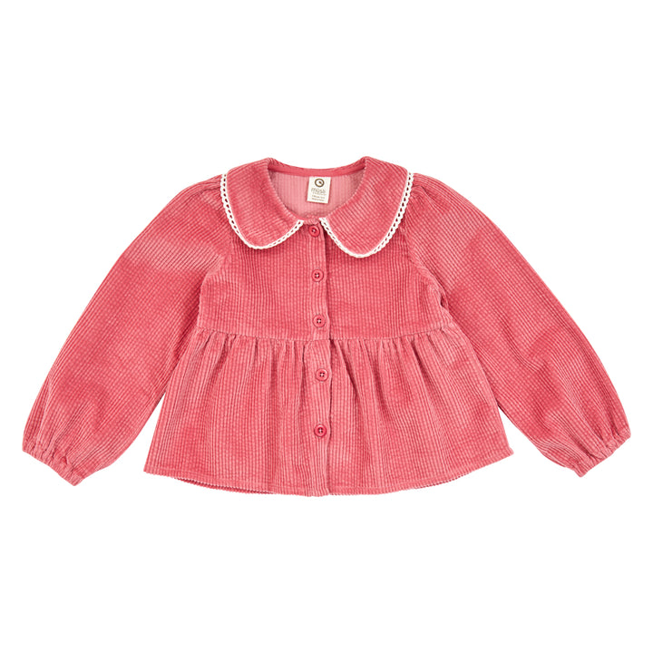 müsli Corduroy Collar Puff L/S Shirt L_S Tee Baroque Rose 018163400