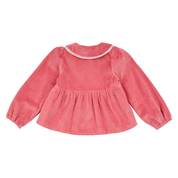 müsli Corduroy Collar Puff L/S Shirt L_S Tee Baroque Rose 018163400