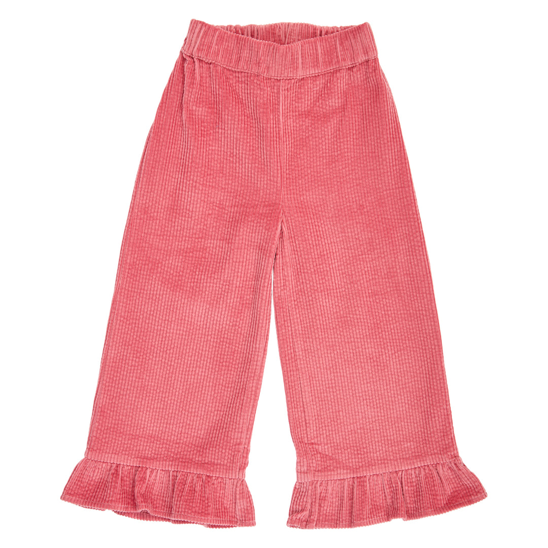 müsli Corduroy Frill Wide Leg Pants Pants Baroque Rose 018163400