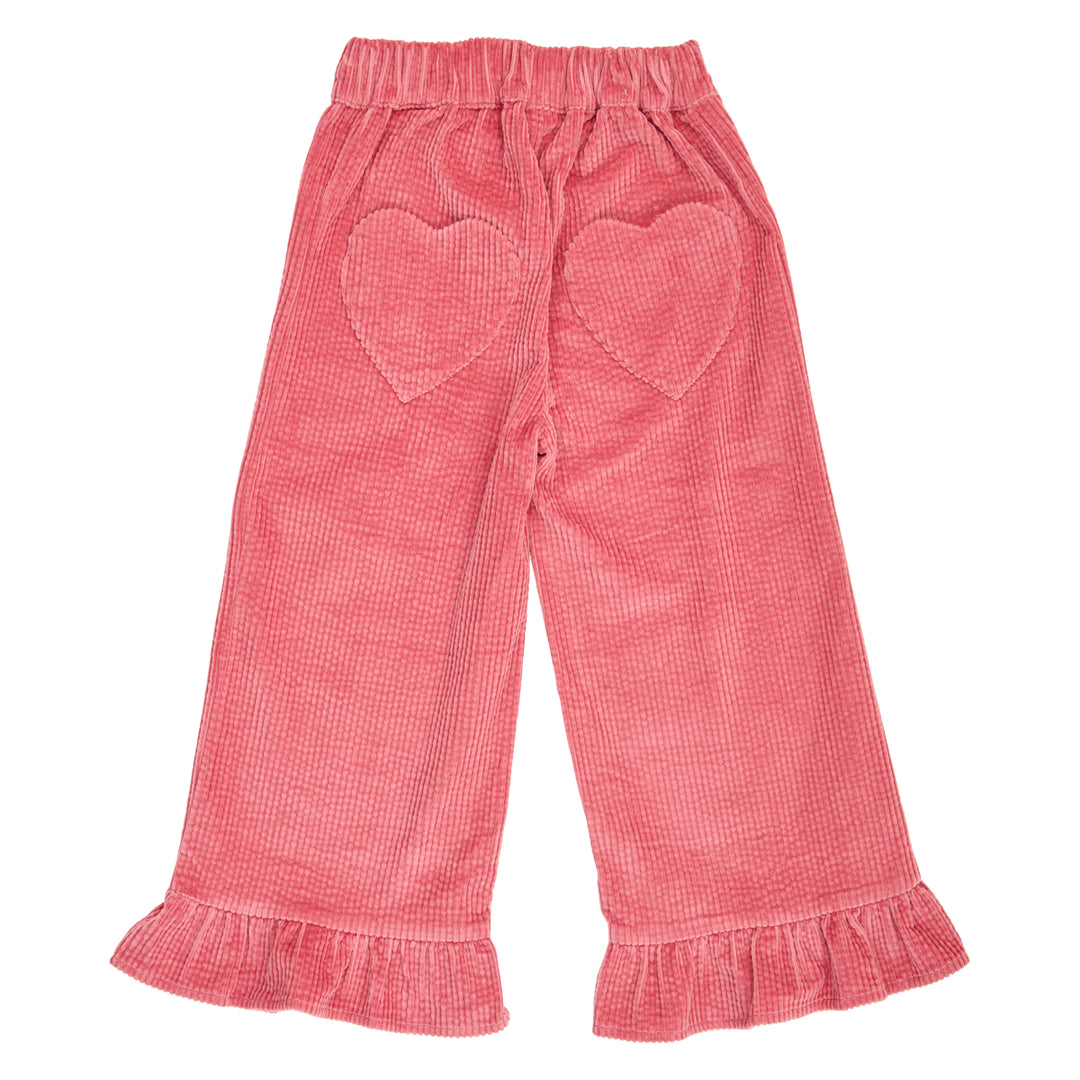 müsli Corduroy Frill Wide Leg Pants Pants Baroque Rose 018163400