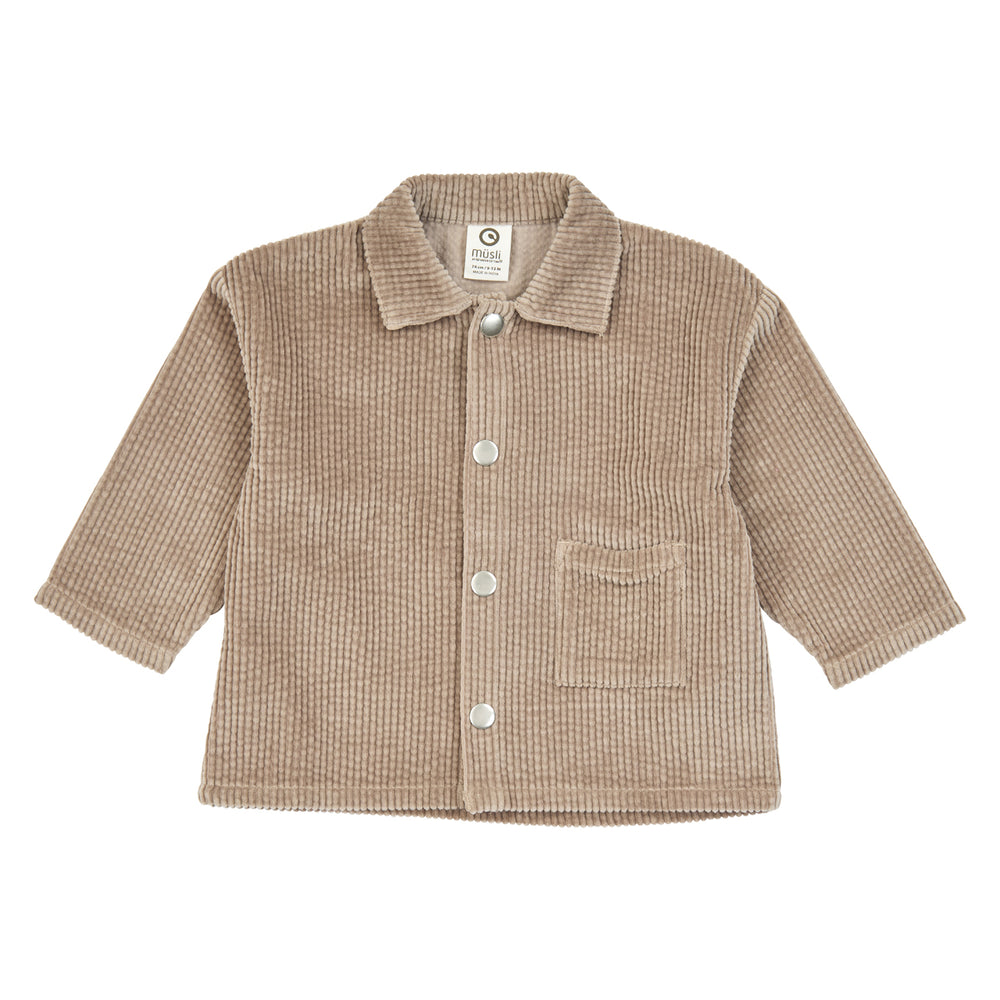 müsli Corduroy L/S Shirt Baby L_S Tee Walnut 017080802