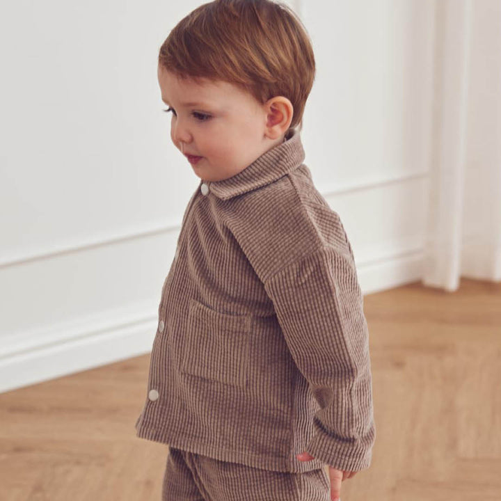 müsli Corduroy L/S Shirt Baby L_S Tee Walnut 017080802