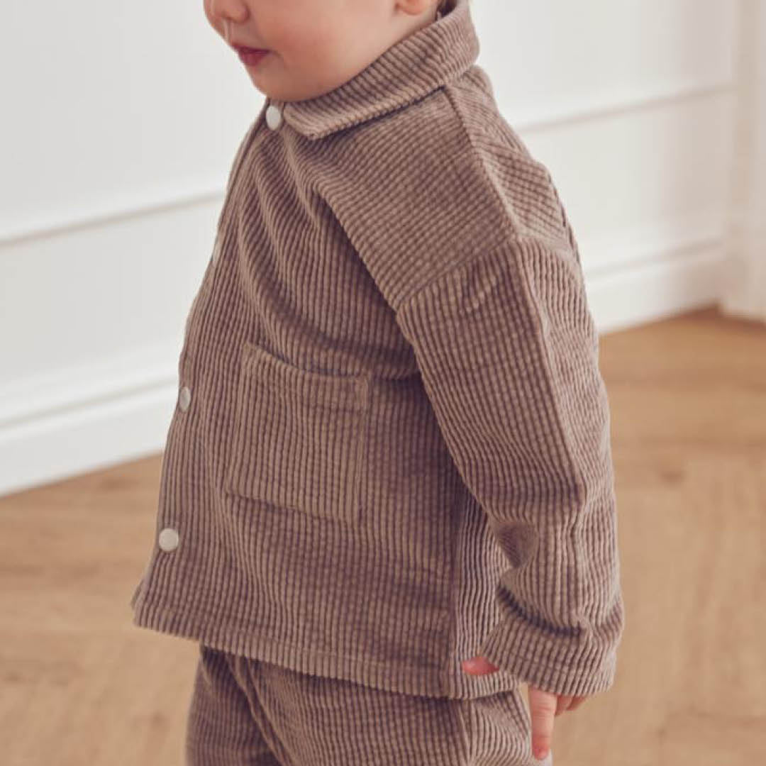 müsli Corduroy L/S Shirt Baby L_S Tee Walnut 017080802