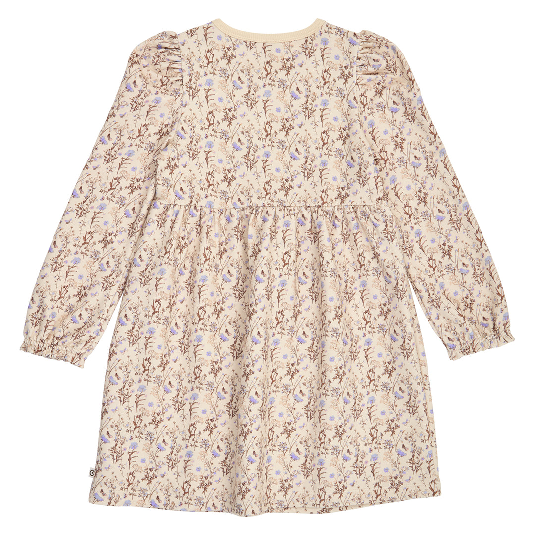 müsli Cornflower L/S Dress Dress Oak/ Walnut/ Mauve 690000329