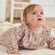 müsli Cornflower Ruffle L/S Dress Baby Dress Oak/ Walnut/ Mauve 690000329