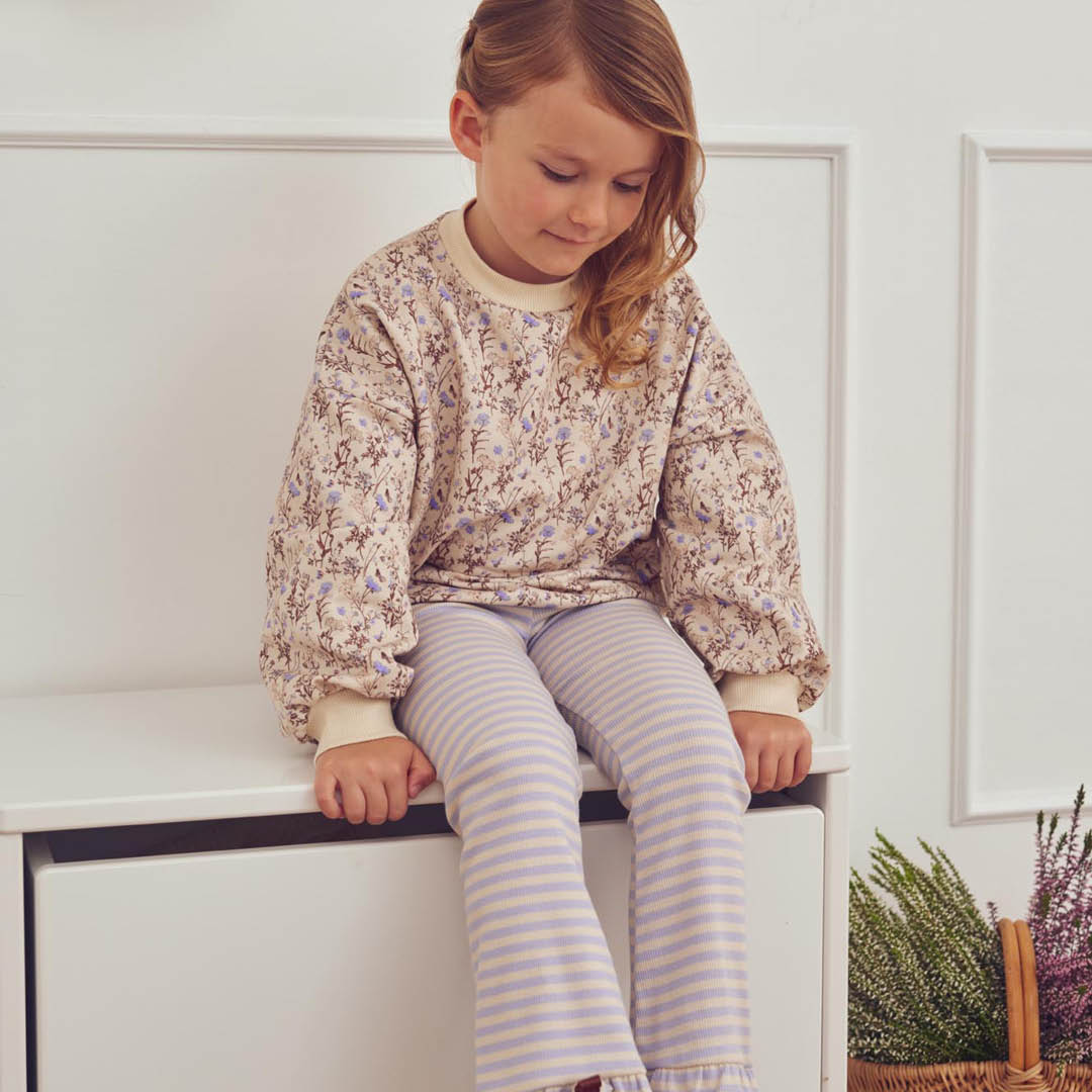 müsli Cornflower Sweatshirt L_S Tee Oak/ Walnut/ Mauve 690000329