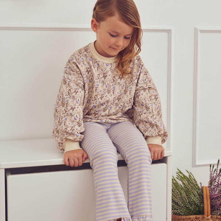 müsli Cornflower Sweatshirt L_S Tee Oak/ Walnut/ Mauve 690000329