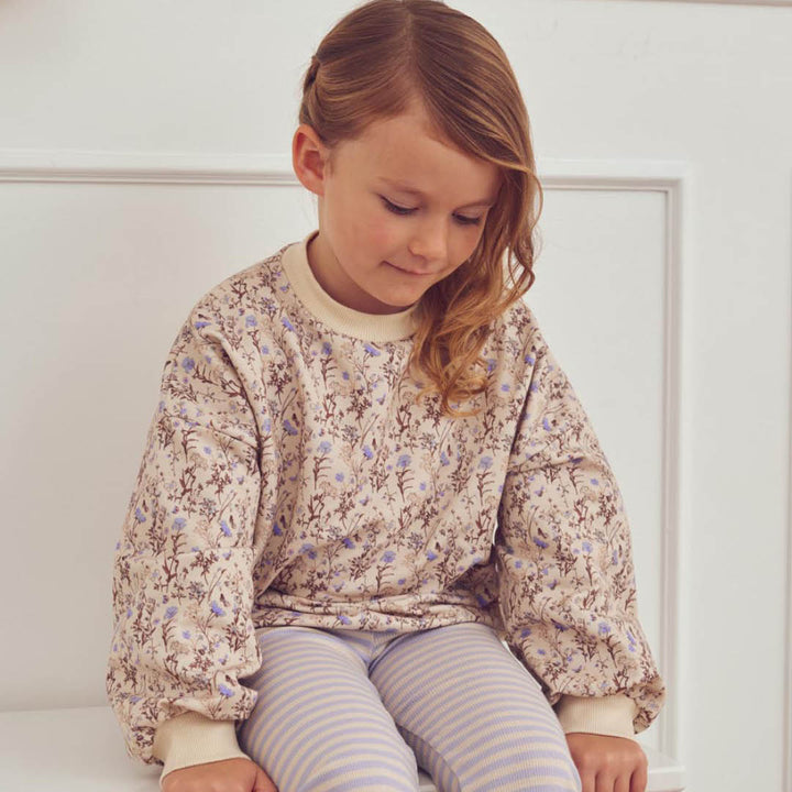 müsli Cornflower Sweatshirt L_S Tee Oak/ Walnut/ Mauve 690000329