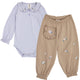 müsli Cottage Baby Set Bodystockings Mauve 014381301