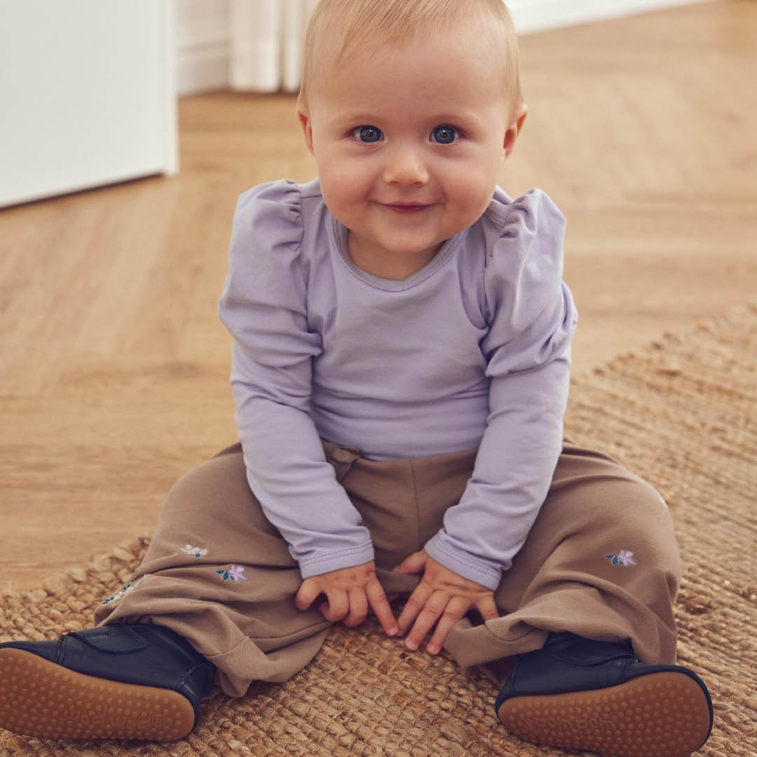 müsli Cottage Frill Pocket Volume Pants Baby Pants Walnut 017080802