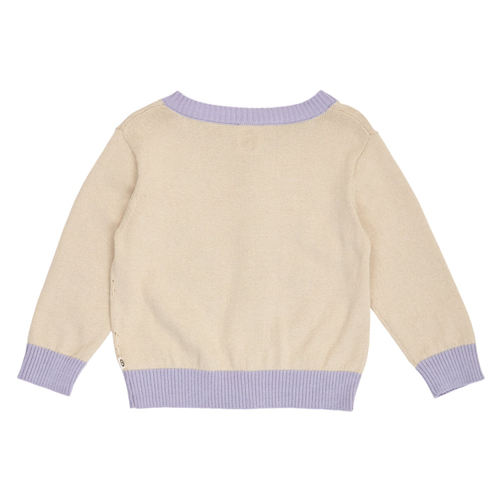 müsli Cottage Knit Cardigan Baby L_S Tee Oak 013040001