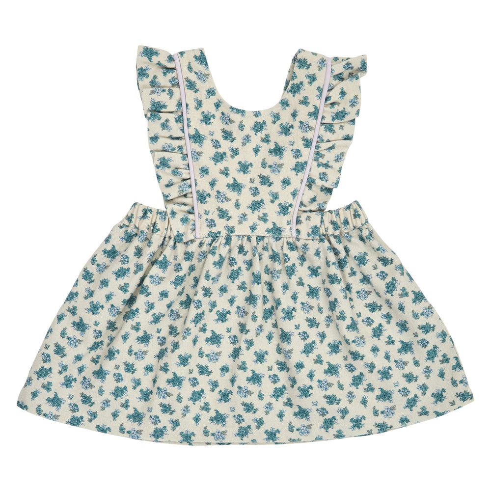 müsli Cottage Pinafore Dress Baby Dress Arctic/ Oak/ Mauve 690000339