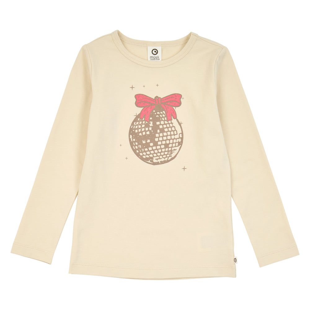müsli Cozy Me Disco Ball L/S T L_S Tee Oak 013040001