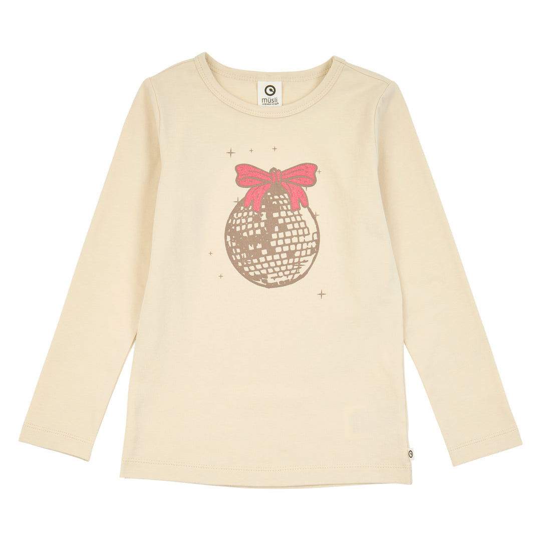 müsli Cozy Me Disco Ball L/S T L_S Tee Oak 013040001