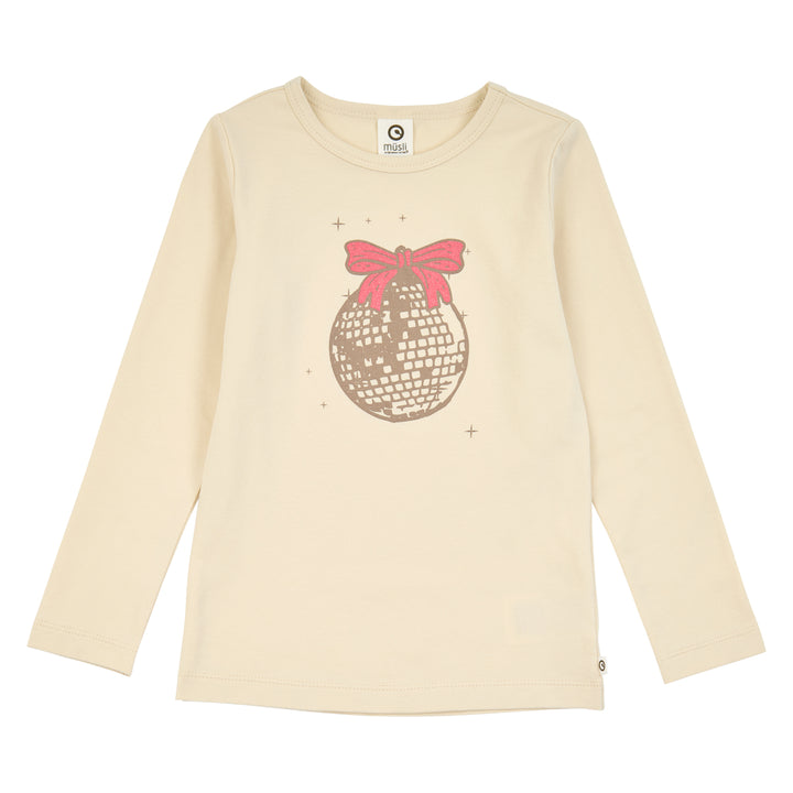 müsli Cozy Me Disco Ball L/S T L_S Tee Oak 013040001