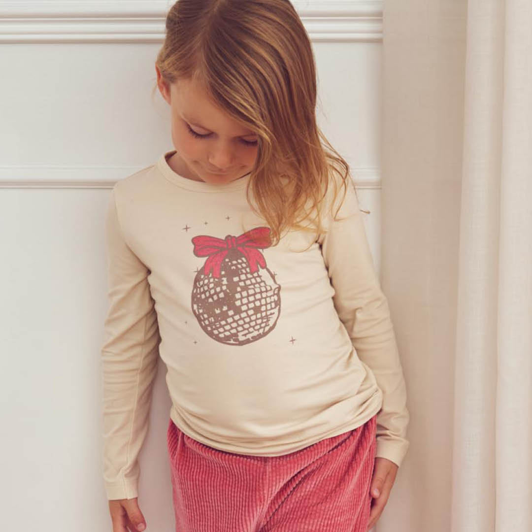 müsli Cozy Me Disco Ball L/S T L_S Tee Oak 013040001