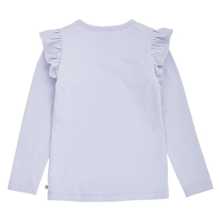 müsli Cozy Me Frill L/S T L_S Tee Mauve 014381301