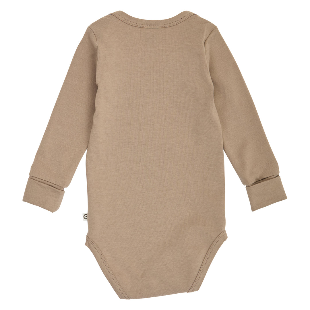 müsli Cozy Me L/S Body 2-Pack Bodystockings Oak/ Walnut 690000348
