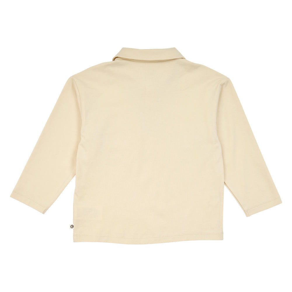 müsli Cozy Me L/S Polo Shirt L_S Tee Oak 013040001