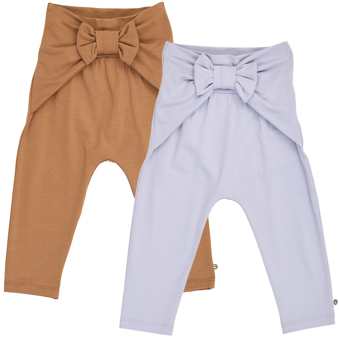 müsli Cozy Me Lace Pants Baby 2-Pack Pants Mauve/ Cashew 690000354