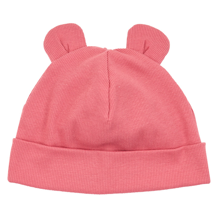 müsli Cozy Me Rib Bear Beanie Baby 2-Pack Headwear Barouque rose/ Forest green 690000355