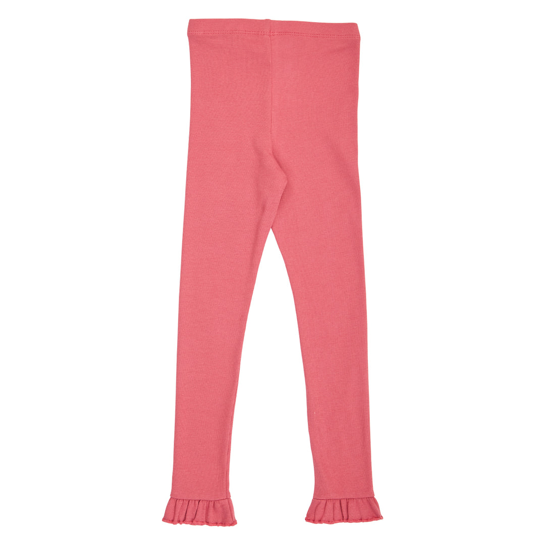 müsli Cozy Me Rib Frill Leggings Leggings Baroque Rose 018163400
