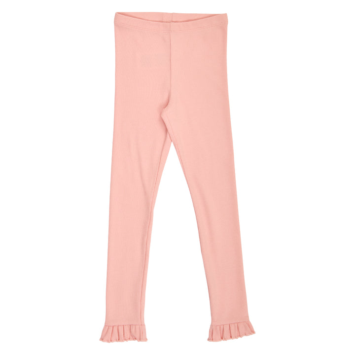 müsli Cozy Me Rib Frill Leggings Leggings Blush 014150801