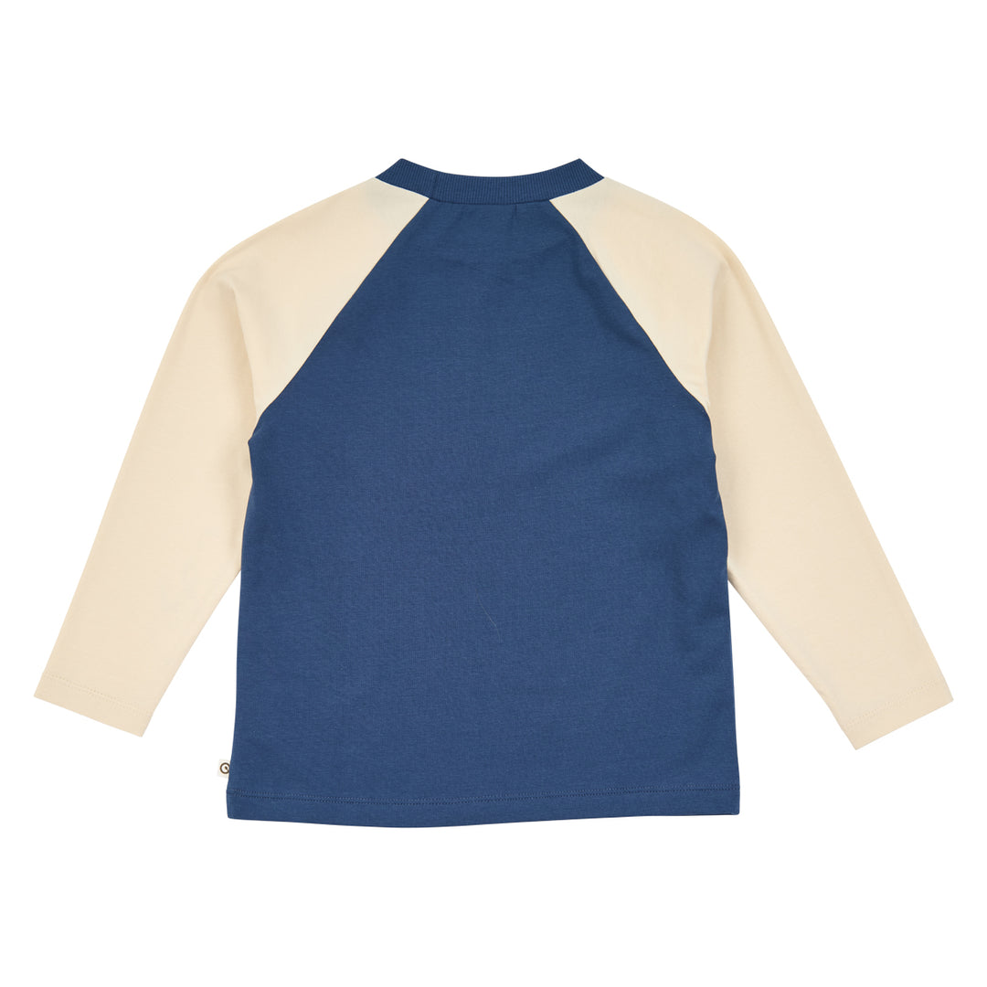 müsli Cozy Me Topographic L/S T L_S Tee Navy 019403101