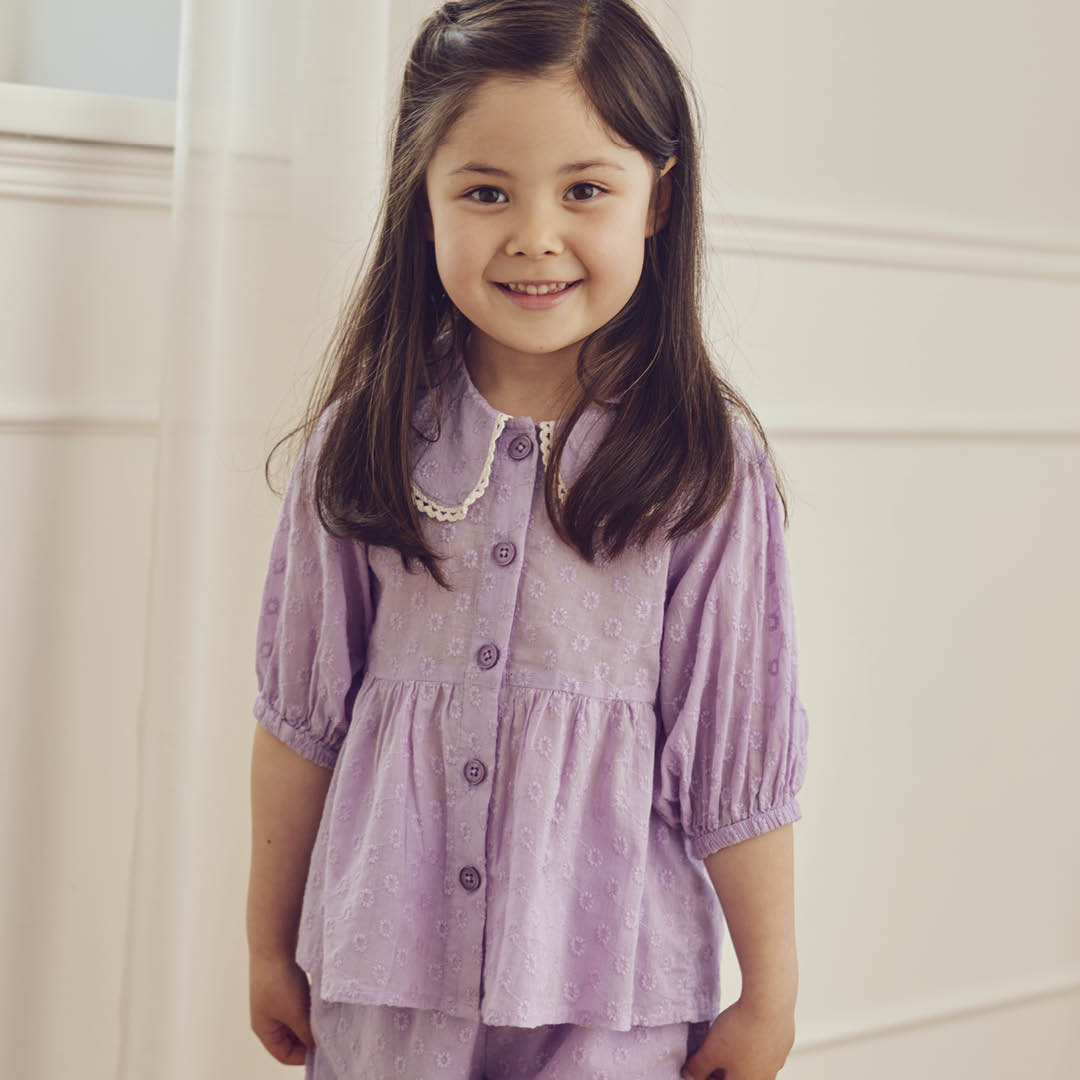 müsli DAISY collar puff shirt S_S Tee Dream 016361501