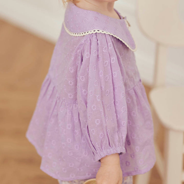 müsli DAISY collar puff shirt S_S Tee Dream 016361501