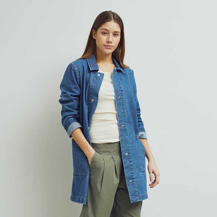 Conservandum DENIM shirt jacket S_S Tee Denim 019402601