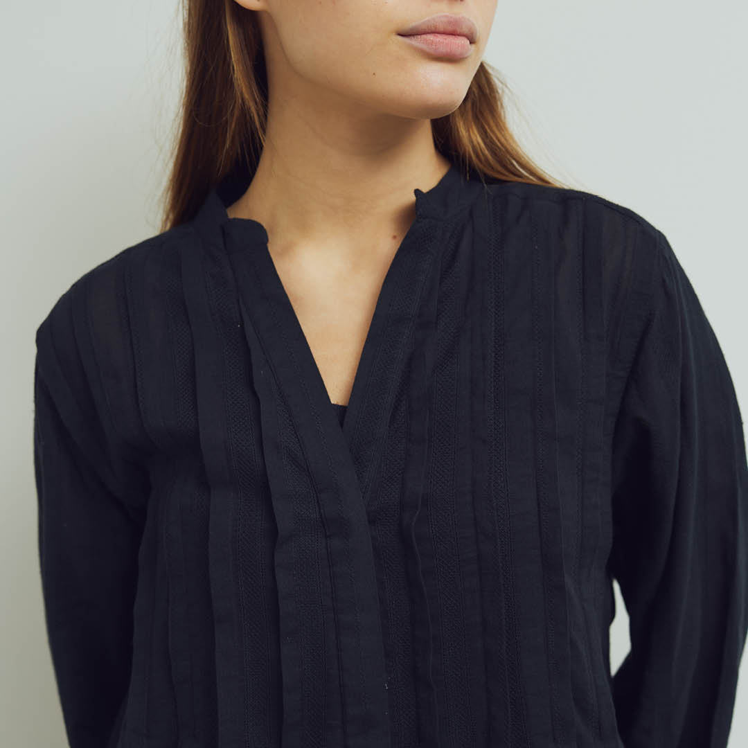 Conservandum DOBBY maxi dress Dress Black 019400706