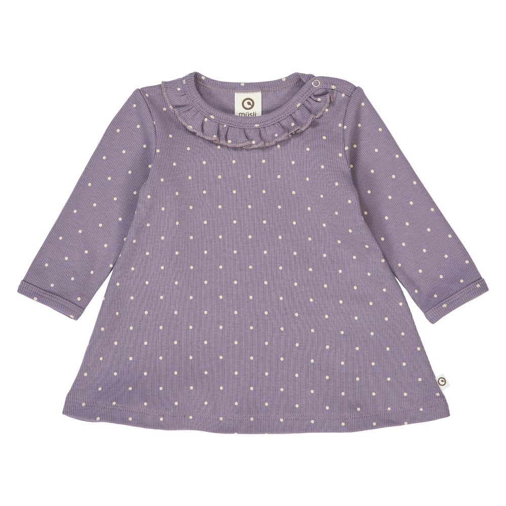 müsli DOT rib dress Dress Lilac fog/ Oak 690000259