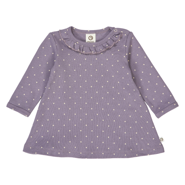 müsli DOT rib dress Dress Lilac fog/ Oak 690000259