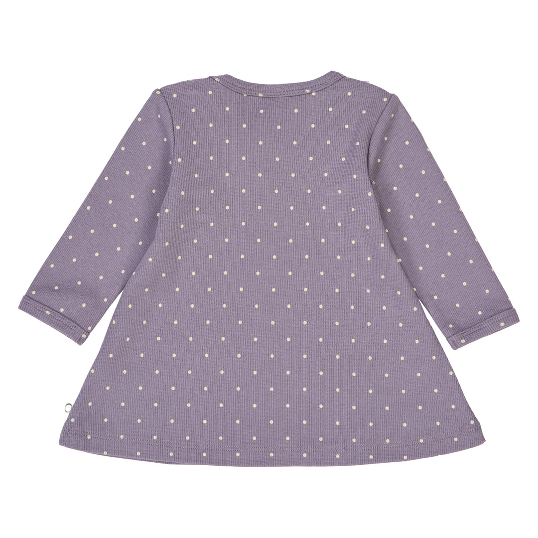 müsli DOT rib dress & leggings set Bodystockings Lilac fog/ Oak 690000259