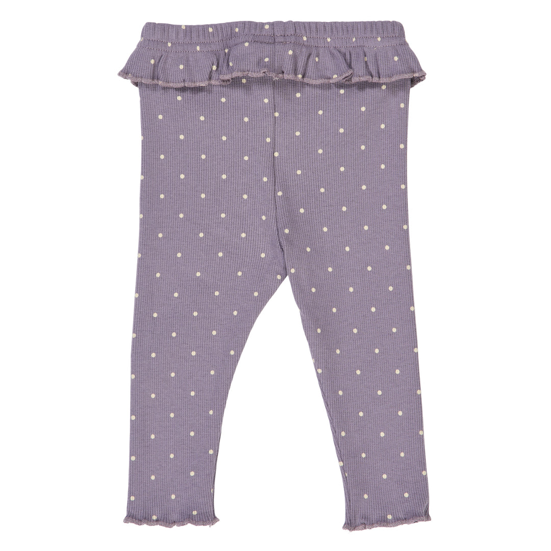 müsli DOT rib frill leggings Pants Lilac fog/ Oak 690000259