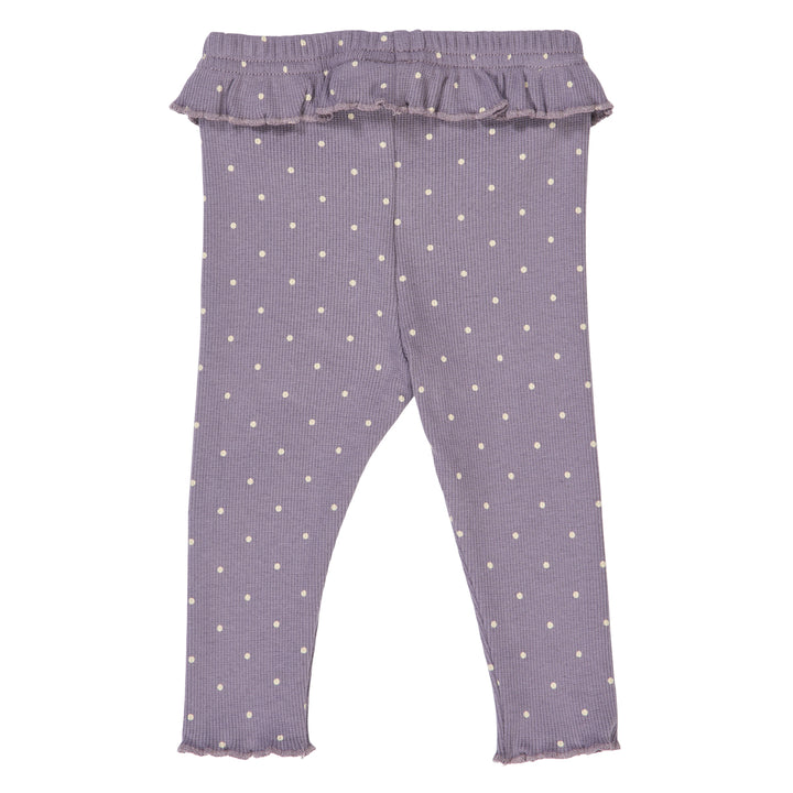 müsli DOT rib frill leggings Pants Lilac fog/ Oak 690000259