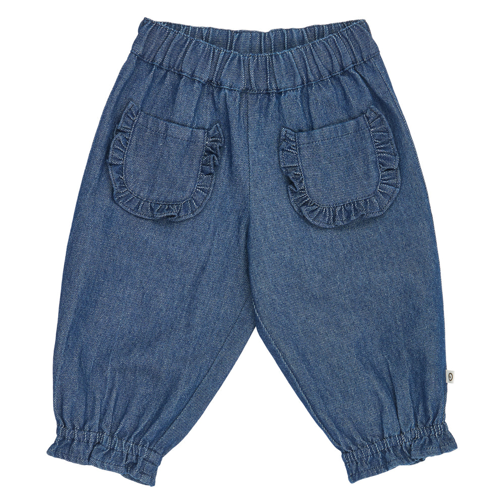 müsli Denim Frill Pocket Pants Baby Pants Denim navy 763001300